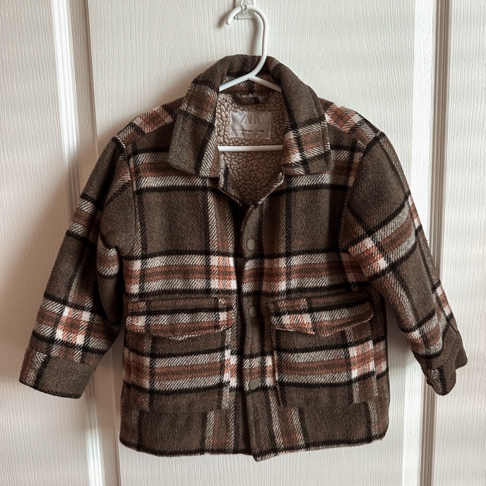 Toddler Zara Flannel Jacket